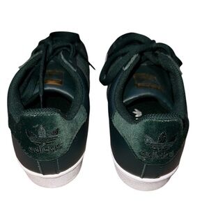 NWOT Forest Green Velvet Superstars | adidas
